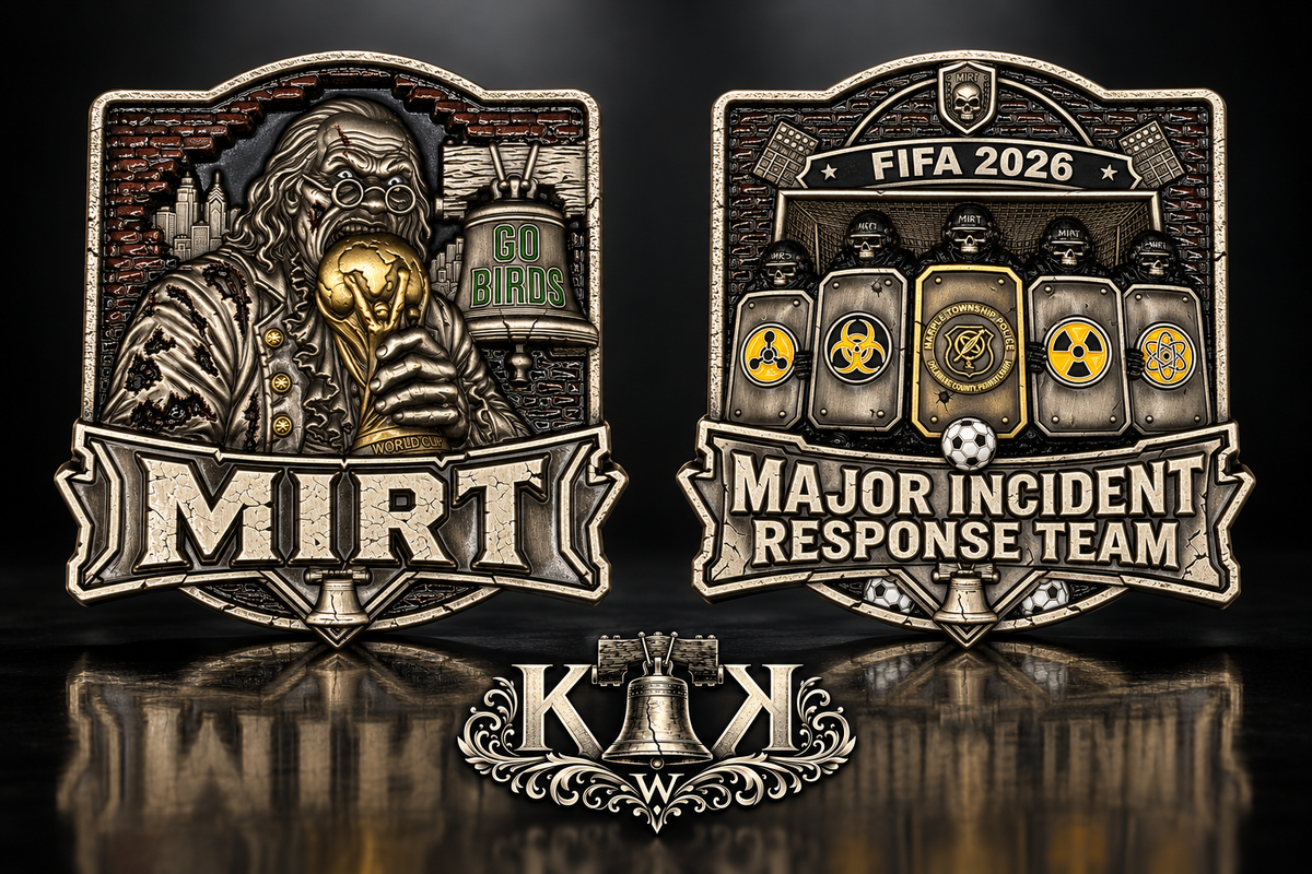 Marple Township Major Incident Response Team challenge coin, front and back